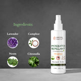 Aroma Vastu Mosquito Repellent Spray - 100ml | Long-Lasting Protection | Natural Essential Oil based