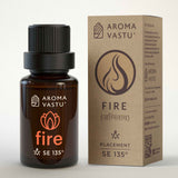 Aroma Vastu Ayatan Elements Fire Essential Oil | Activate the Fire Element (Agni) | 100% Natural Diffuser Oil | Energy, Willpower & Inner Strength