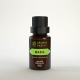 Basil Pure Essential Oil | 100% Natural | Herbal, Refreshing & Clarifying