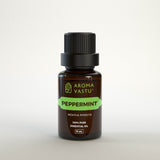 Aroma Vastu Peppermint Pure Essential Oil | 100% Natural oil for Energy, Freshness & Clarity | Refreshing burst of clarity