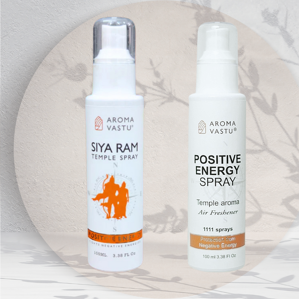 Spiritual Ambience Combo | Siya Ram Temple Spray + Positive Energy Spray